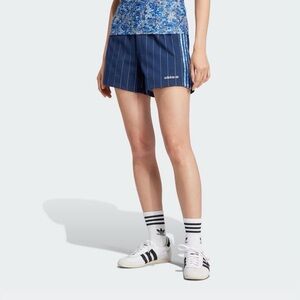 Adidas Originals x Liberty London Floral Pinstripe Sprinter Shorts XS Blue